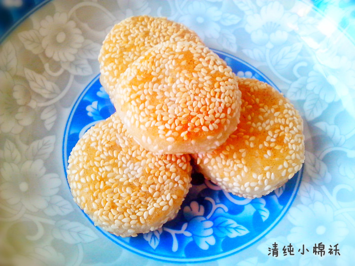 芝香炼乳豆渣饼步骤7