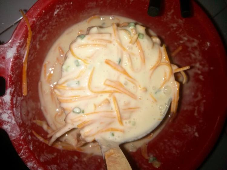 南瓜煎饼步骤6
