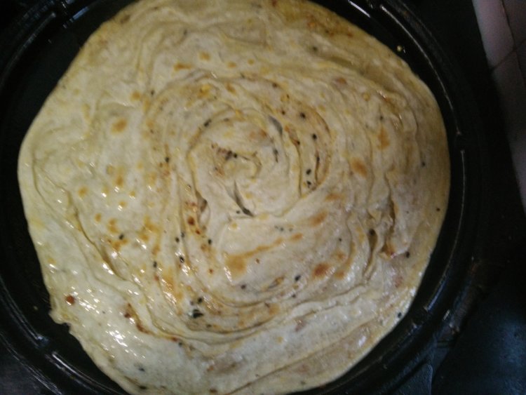 烧烤味手抓饼步骤13
