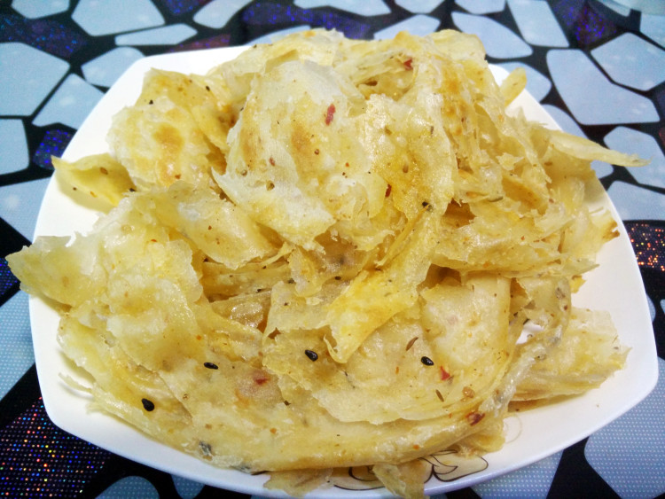烧烤味手抓饼步骤15