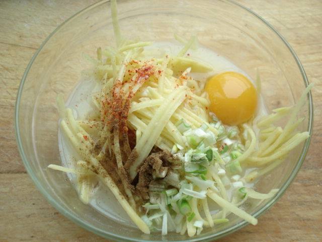 麻辣土豆丝饼步骤3