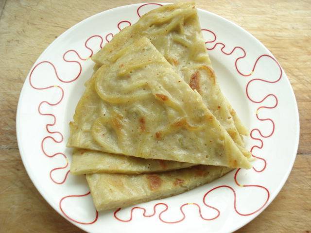 麻辣土豆丝饼步骤7
