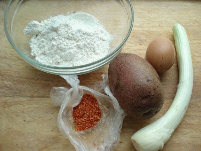 麻辣土豆丝饼步骤1