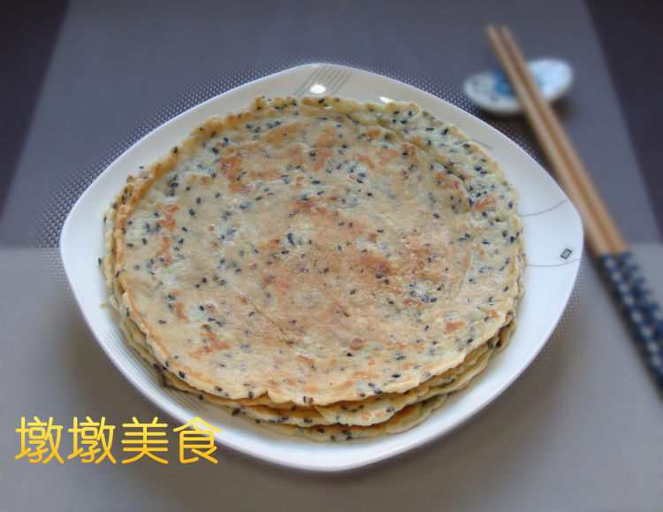 黑芝麻玉米渣蛋饼步骤13