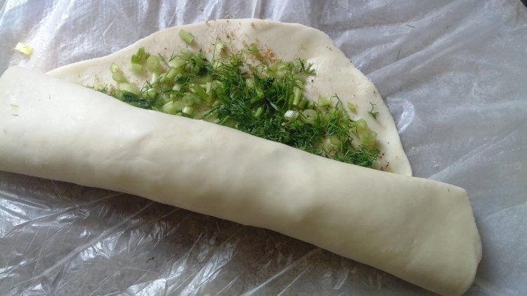 茴香千层饼步骤7
