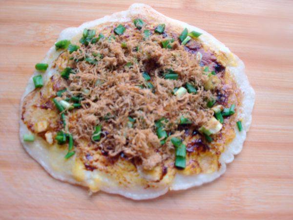 肉松煎饼步骤7