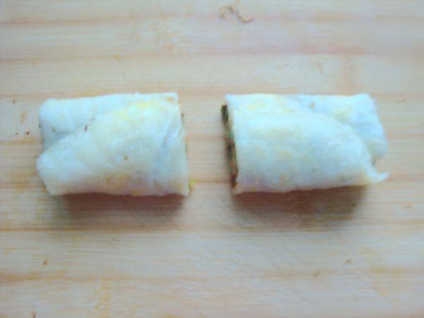 肉松煎饼步骤8