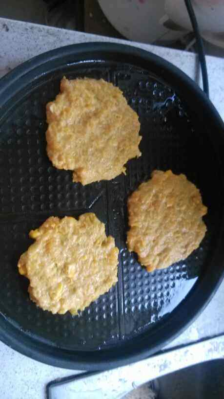 南瓜玉米粒饼步骤8