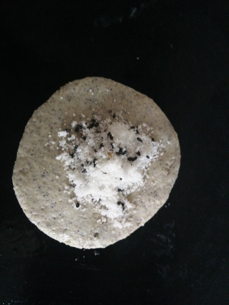 白糖黑芝麻杂粮饼步骤10