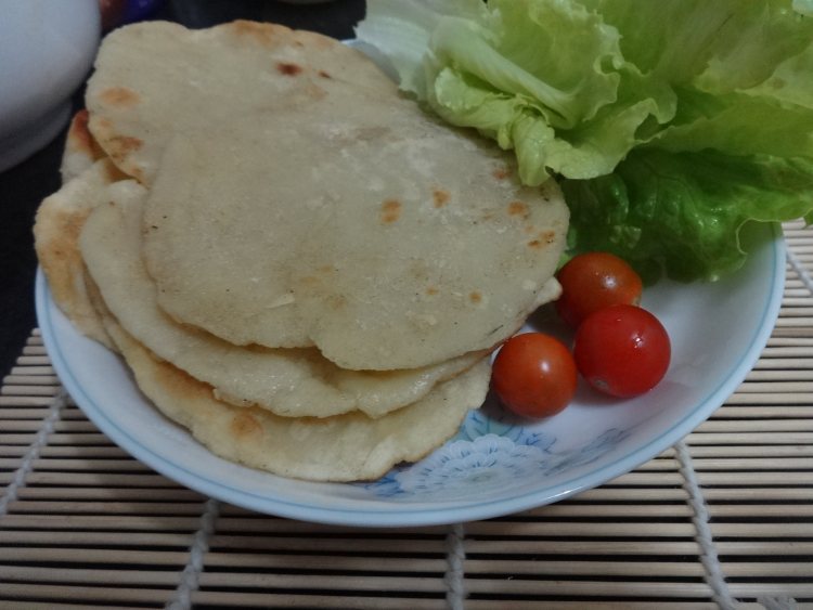 豆渣肉丝卷饼步骤5
