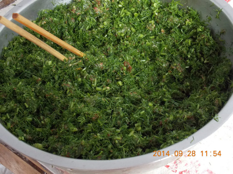 香煎茴香馅饼步骤6