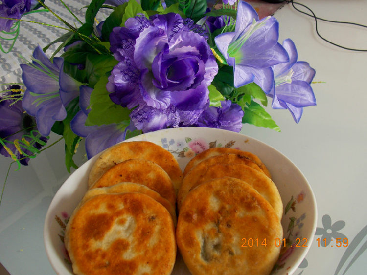 香煎茴香馅饼步骤10