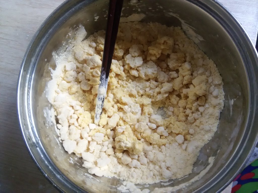 玉米面糯米饼步骤3