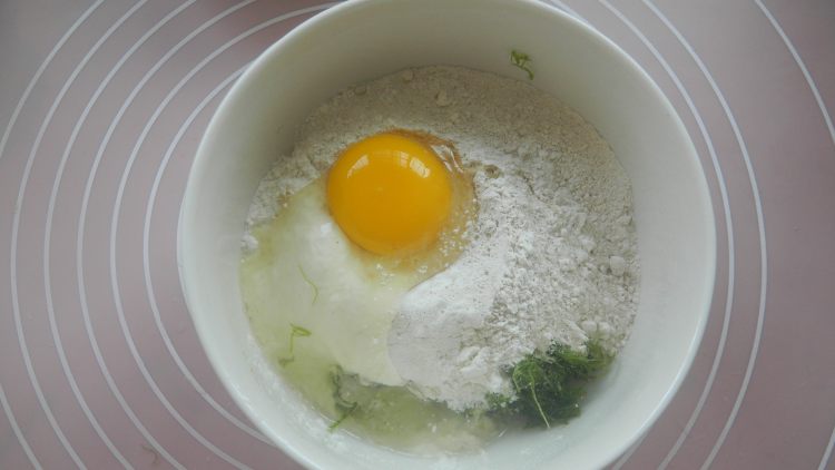 苔菜煎饼步骤4