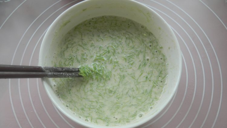 苔菜煎饼步骤5