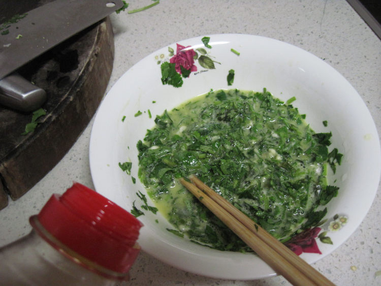 香菜鸡蛋饼步骤6