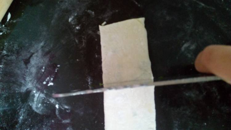 葱油芝麻薄饼步骤8