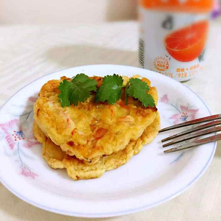 泡菜培根饼步骤5