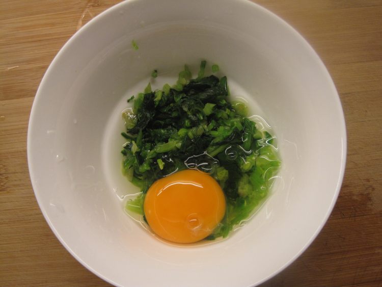 菠菜鸡蛋摊饼步骤4