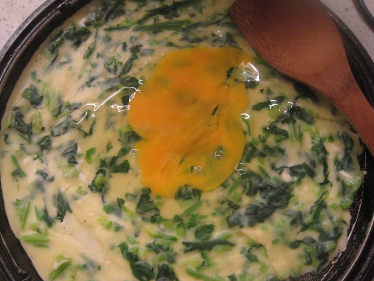 菠菜鸡蛋摊饼步骤8