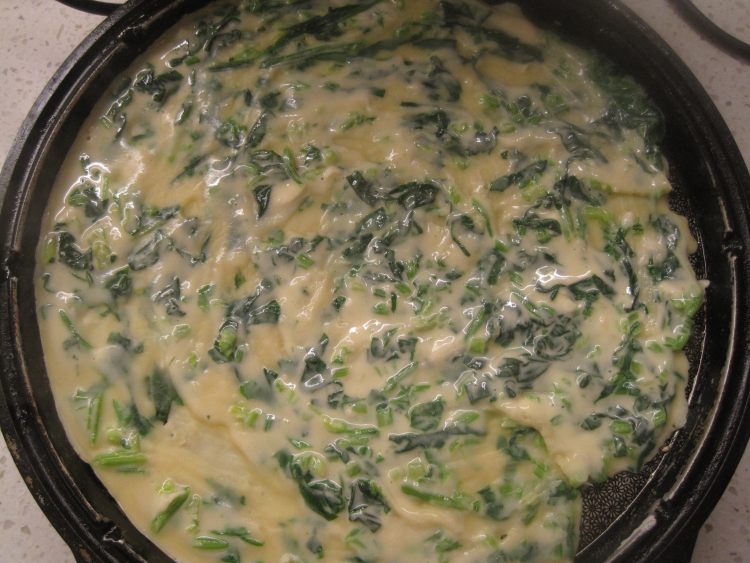 菠菜鸡蛋摊饼步骤7