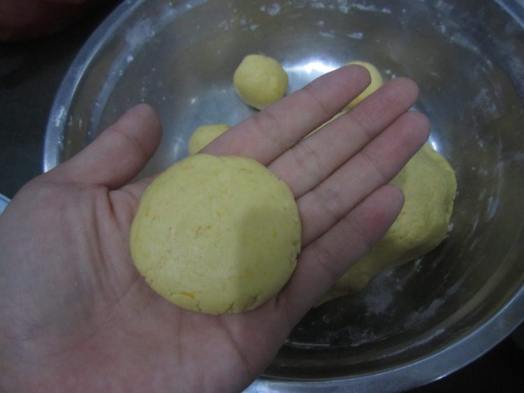 炸空心南瓜饼步骤8