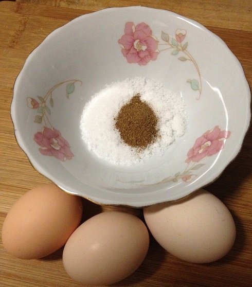 香芹叶杂粮鸡蛋饼步骤3