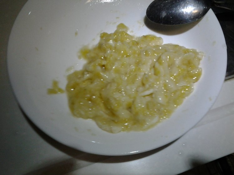 鸡蛋香蕉饼步骤2
