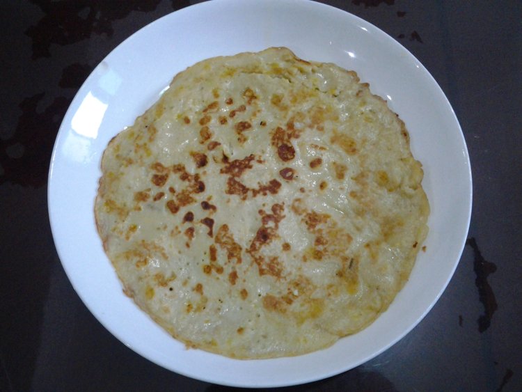 鸡蛋香蕉饼步骤6