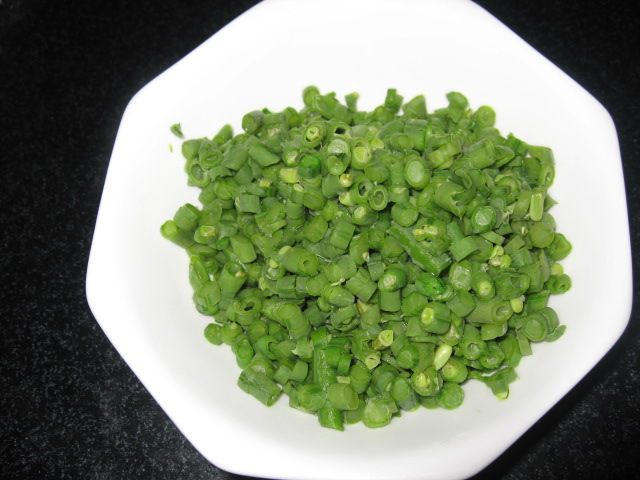 豆角鸡蛋煎饼步骤2