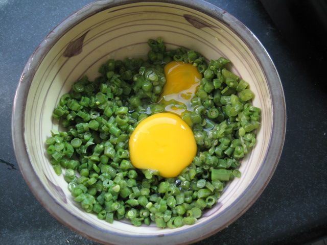豆角鸡蛋煎饼步骤3