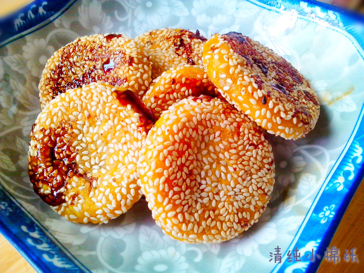 焦糖南瓜芝麻馅饼步骤10