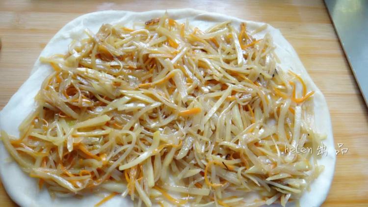 土豆丝酥饼步骤10