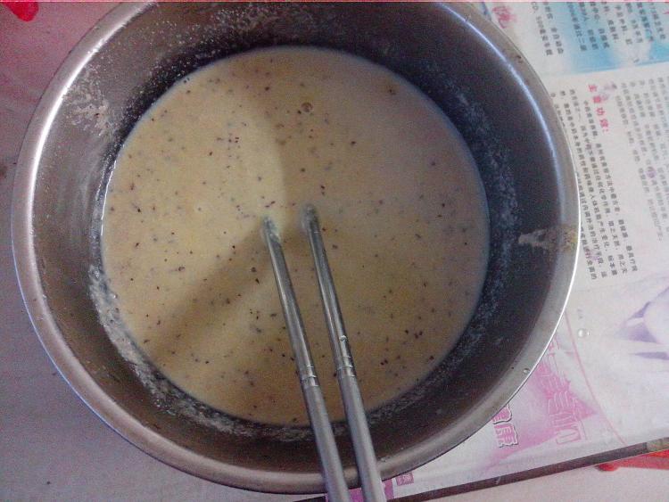 豆渣鸡蛋饼步骤3