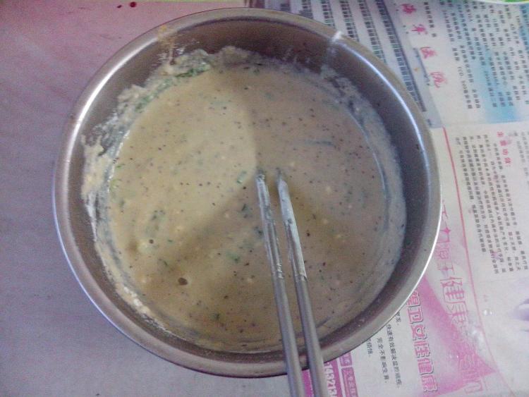 豆渣鸡蛋饼步骤6