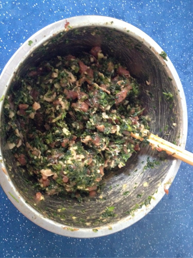 香菜猪肉水饺步骤4