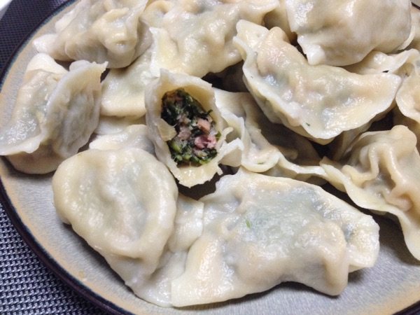 香菜猪肉水饺步骤6