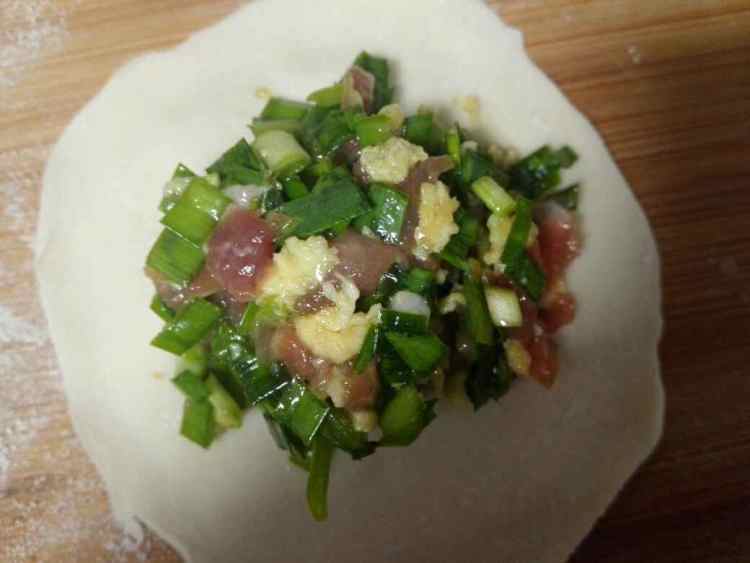 猪肉韭菜鸡蛋饺子#不步骤14