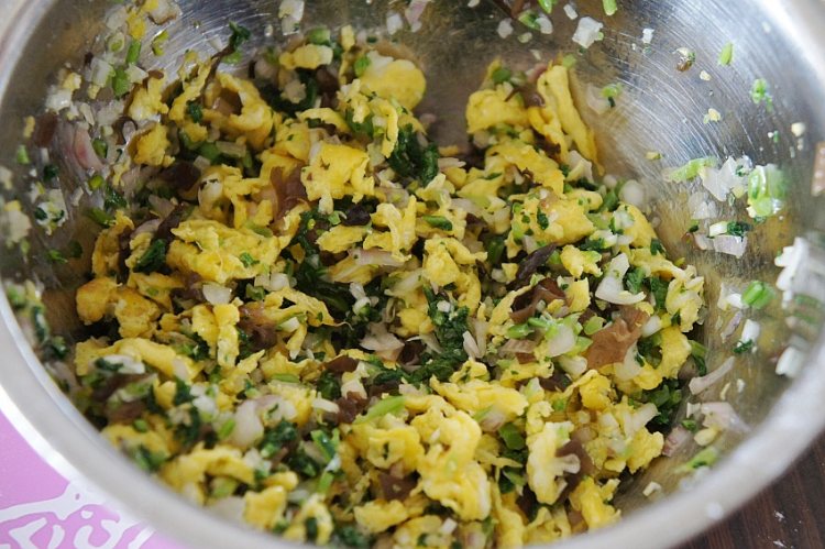水萝卜缨馅水饺#多效步骤8