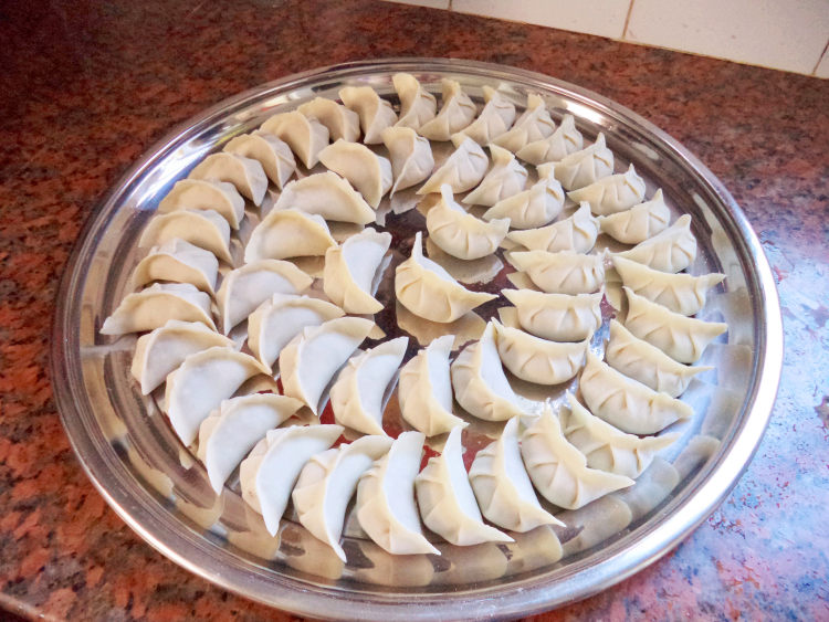 金针鲜肉饺#多效护理步骤7