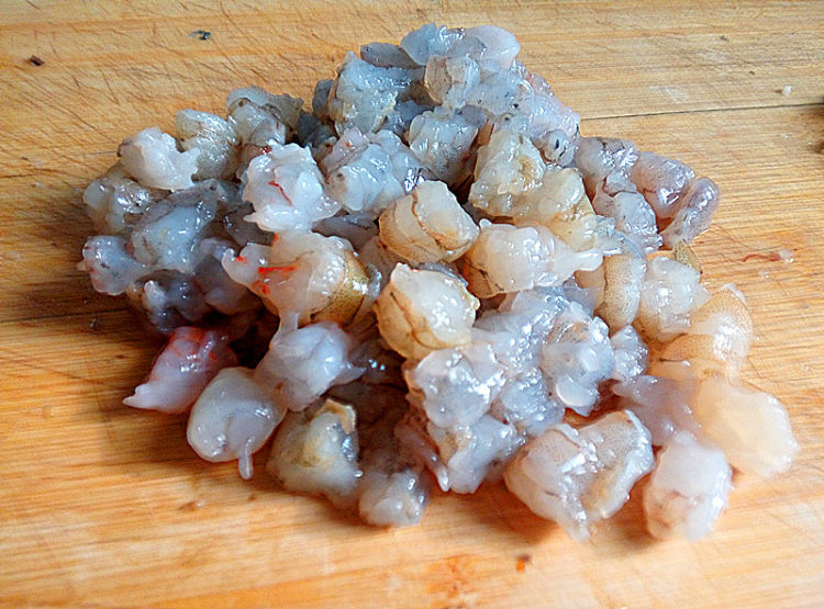 蒸虾饺步骤2