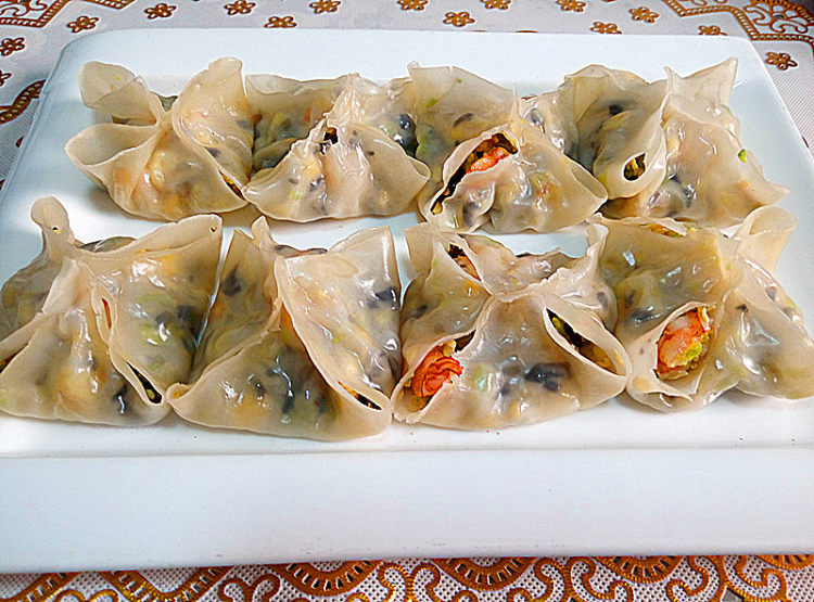 蒸虾饺步骤14