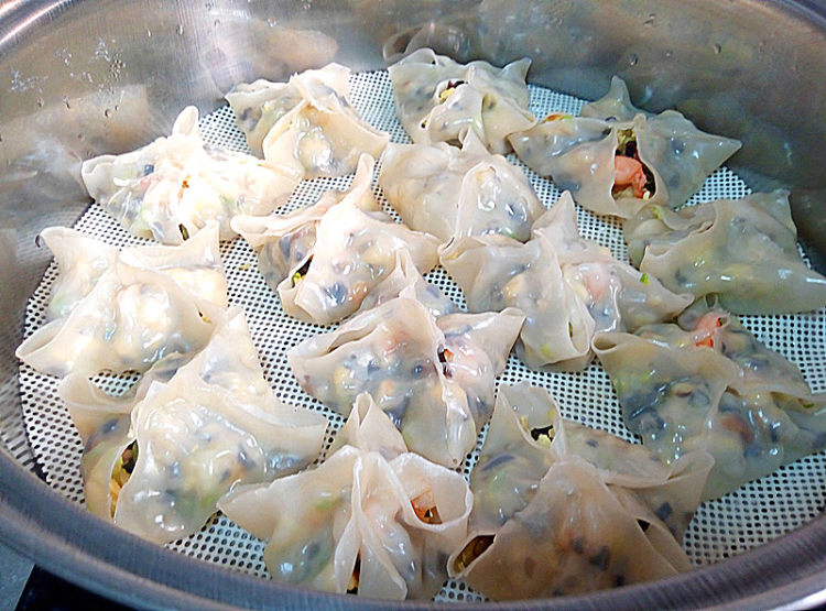 蒸虾饺步骤13