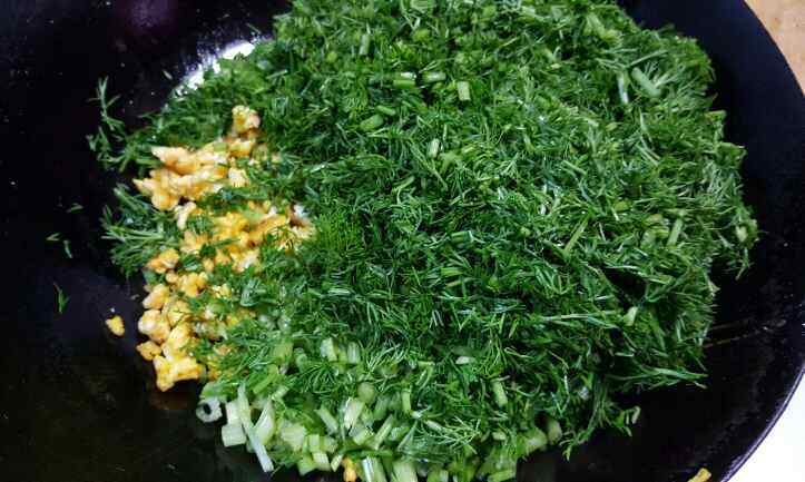 茴香鸡蛋蒸饺步骤5