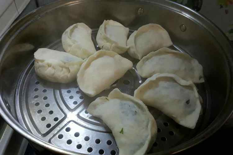 茴香鸡蛋蒸饺步骤14