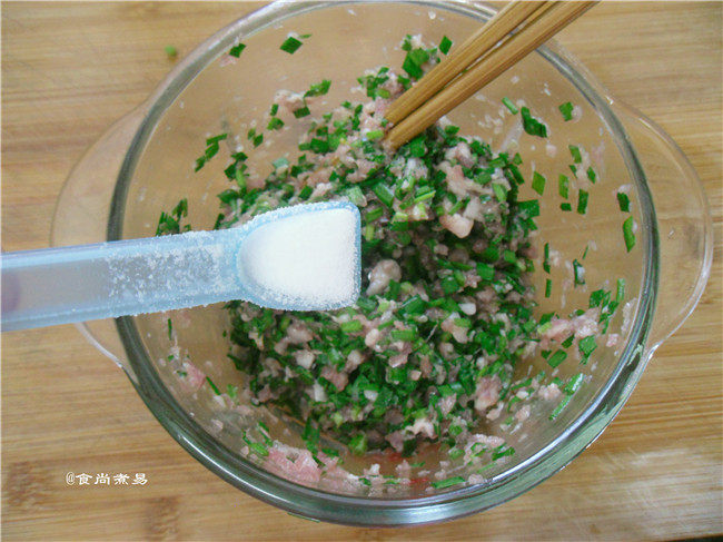 韭菜煎饺步骤7
