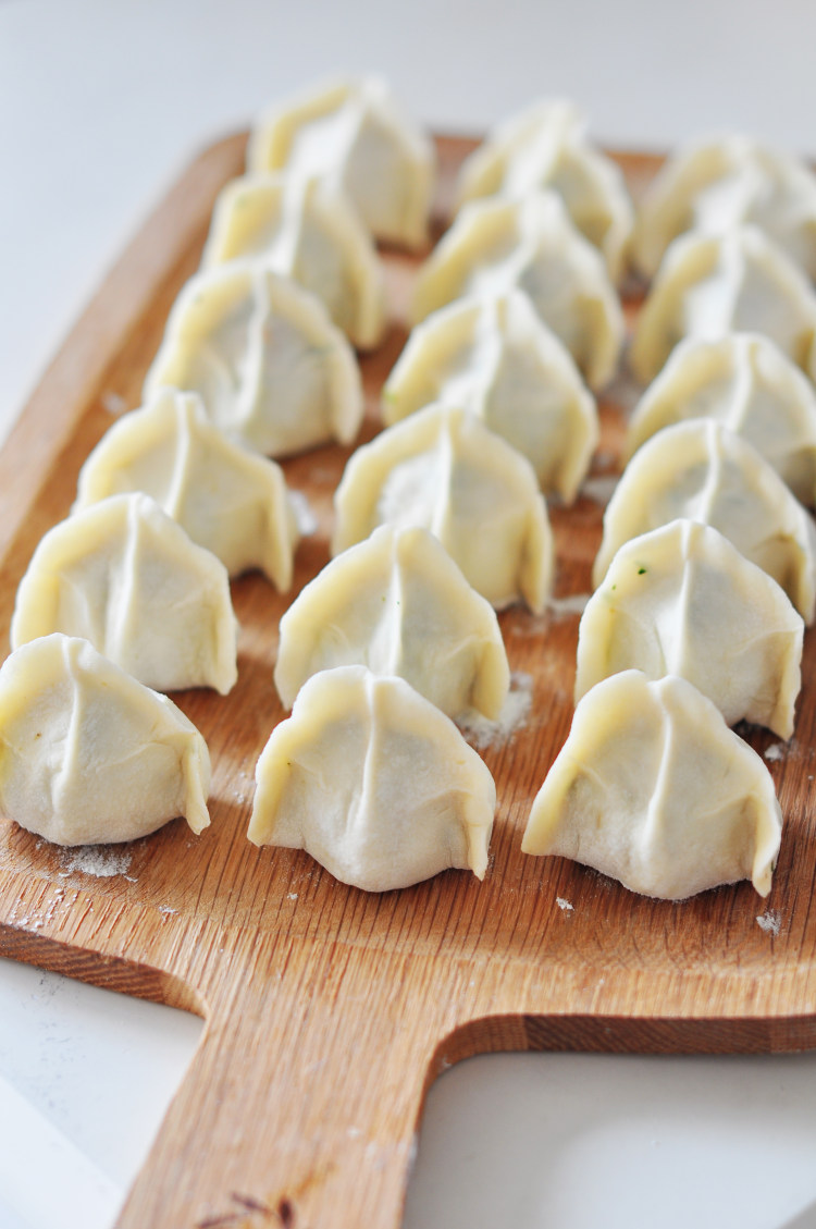 荠菜鸡蛋饺子步骤7