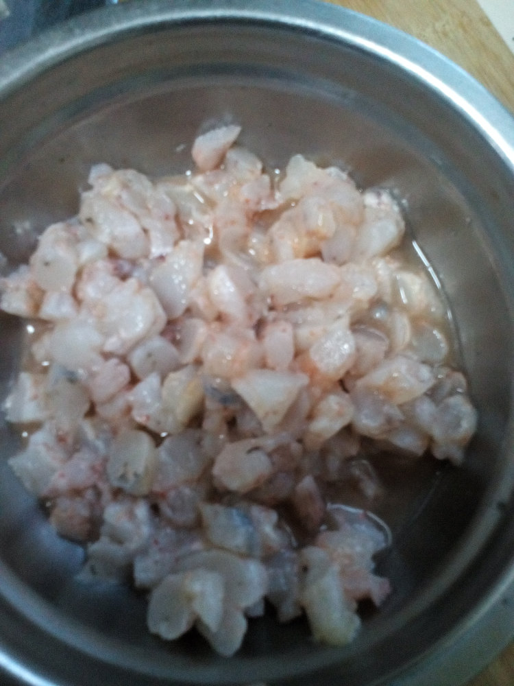 韭菜虾仁水饺步骤4