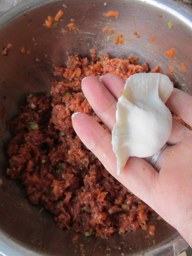 胡萝卜肉饺步骤8