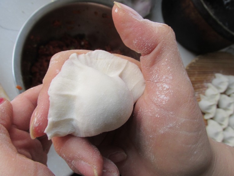 胡萝卜肉饺步骤7